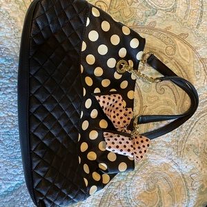 Betsey Johnson shoulder bag with matching wallet